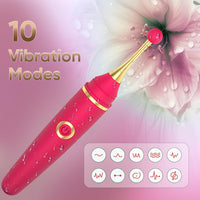Pen Nipple Clit Stimulator G Spot Vibrator Sexual Pleasure Tools - Lurevibe