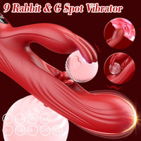 3 In 1 Rabbit Flapping G Spot Vibrator - Lurevibe