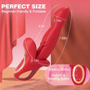 Alice 3 In 1 Thrusting Vibrating Rabbit G Spot Vibrator - Lurevibe