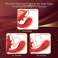 Flirting Vibrating Egg Dual Function Stimulation Vibration Licking Clitoral Big mouth - Lurevibe