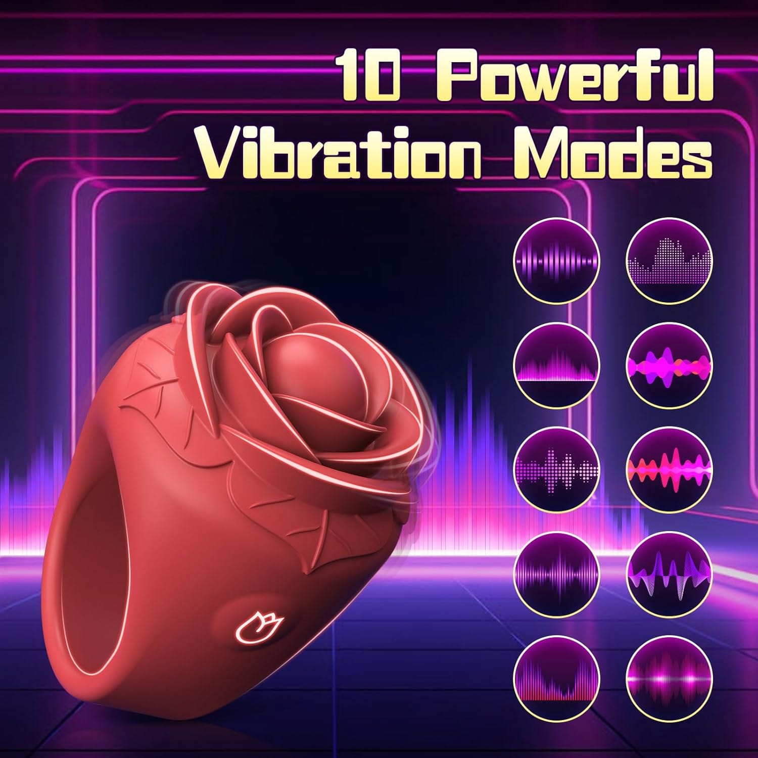 Rose Mini Vibrator Clitoral Nipple Stimulator for Couple flirting - Lurevibe