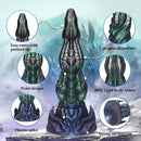 8.46In Dragon Dildo Knot Monster Huge Anal Dildo with Suction Cup - Lurevibe