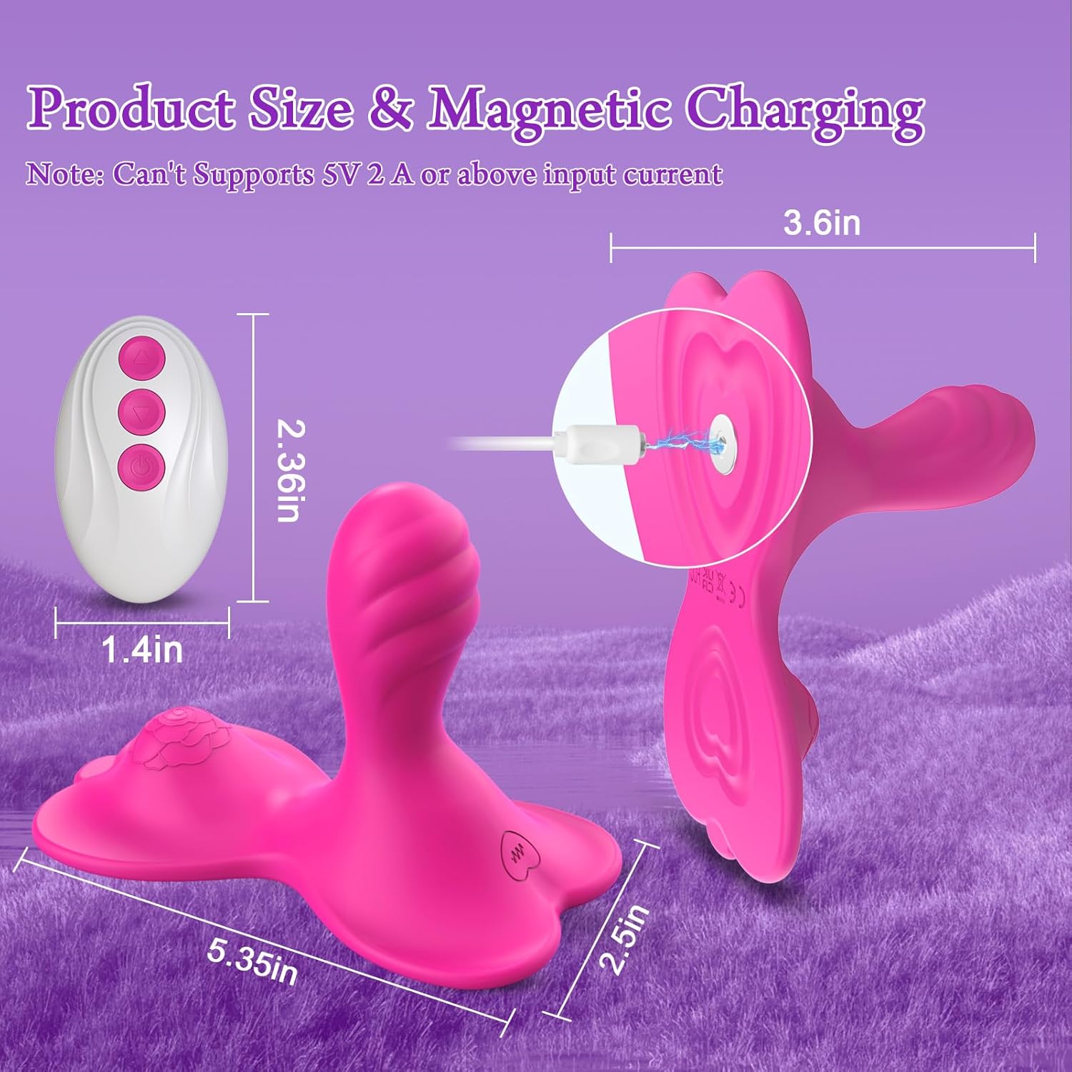 Sit-Ride Butterfly G-Spot Vibrating Cushion with APP Control - Lurevibe