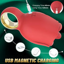 Rose Sex Toy with 360° Rotated Licking Tongue Mouth - Lurevibe