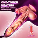 Snake Warrior 9.5in Thrusting Rotation Swinging Dildo Vibrator With Remote - Lurevibe