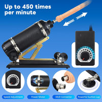 Automatic Sex Machine with 3.8inch Suction Cup Adapter and Dildo Attachments - Lurevibe