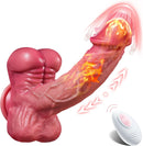5 In 1 Realistic Muscular Thrusting Rotation Dildo Wireless Control Vibrators With Suction Cup - Lurevibe