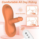 Ride-on Vibrating Clit Anal G Spot Stimulation Dildo Sex Machine - Lurevibe