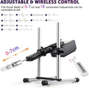 Silent sex machine 70W powerful 7cm adjustable premium thrust dildo machine 3 attachments - Lurevibe