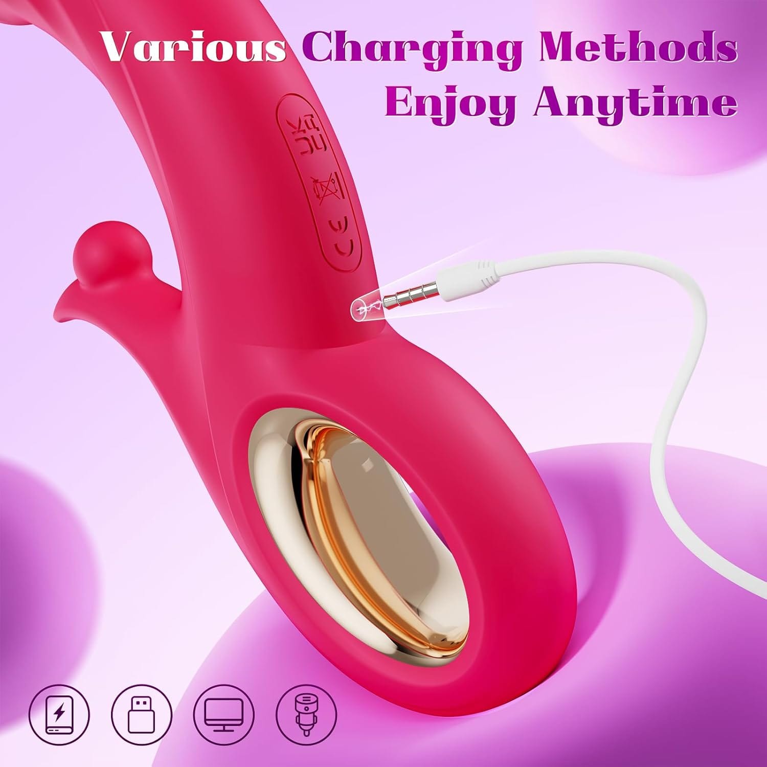 4 In 1 Rabbit Thrusting Vibrators G Spot Clitoral Sex Toy - Lurevibe