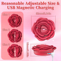 Rose Nipple Clamps Vibrator Sex Toys Remote Control Sex Toy - Lurevibe
