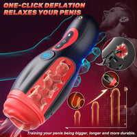 Nebula 9 Sucking Vibration Heating Male Stroker with Phone Holder - Lurevibe