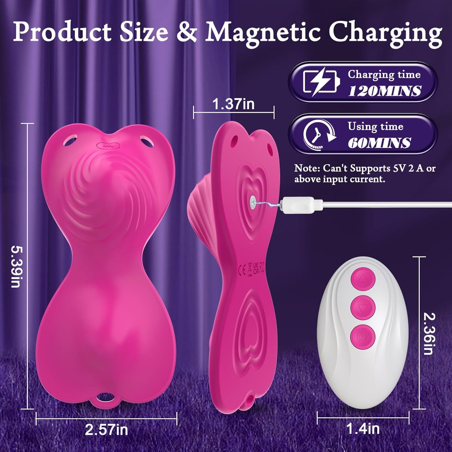 Sit-Ride Butterfly G-Spot Vibrating Cushion with APP Control - Lurevibe