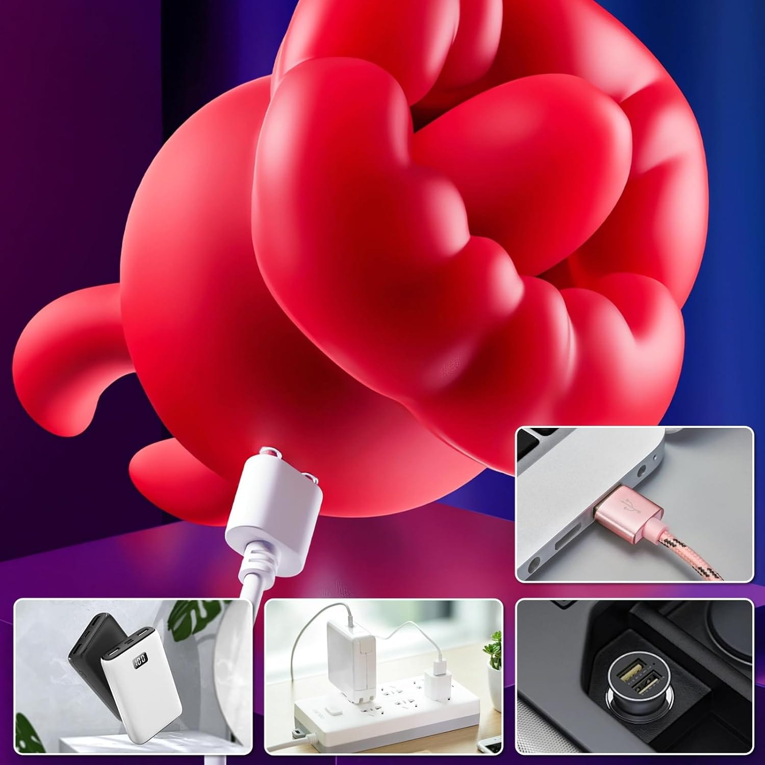 Big Mouth 2 In 1 Tongue Vibrator Clitoral Vibrator with 10 Tongue Licking Vibrating Modes - Lurevibe
