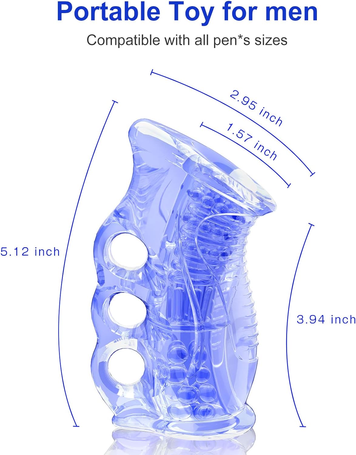 Manual Open-Ended Sleeve Blowjob Male Stroker for Men Masturbation - Lurevibe