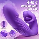 Rose Muncher Mouth Biting Tapping Ultimate Pleasure G Spot Vibrator - Lurevibe