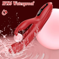 3 In 1 Rabbit Flapping G Spot Vibrator - Lurevibe