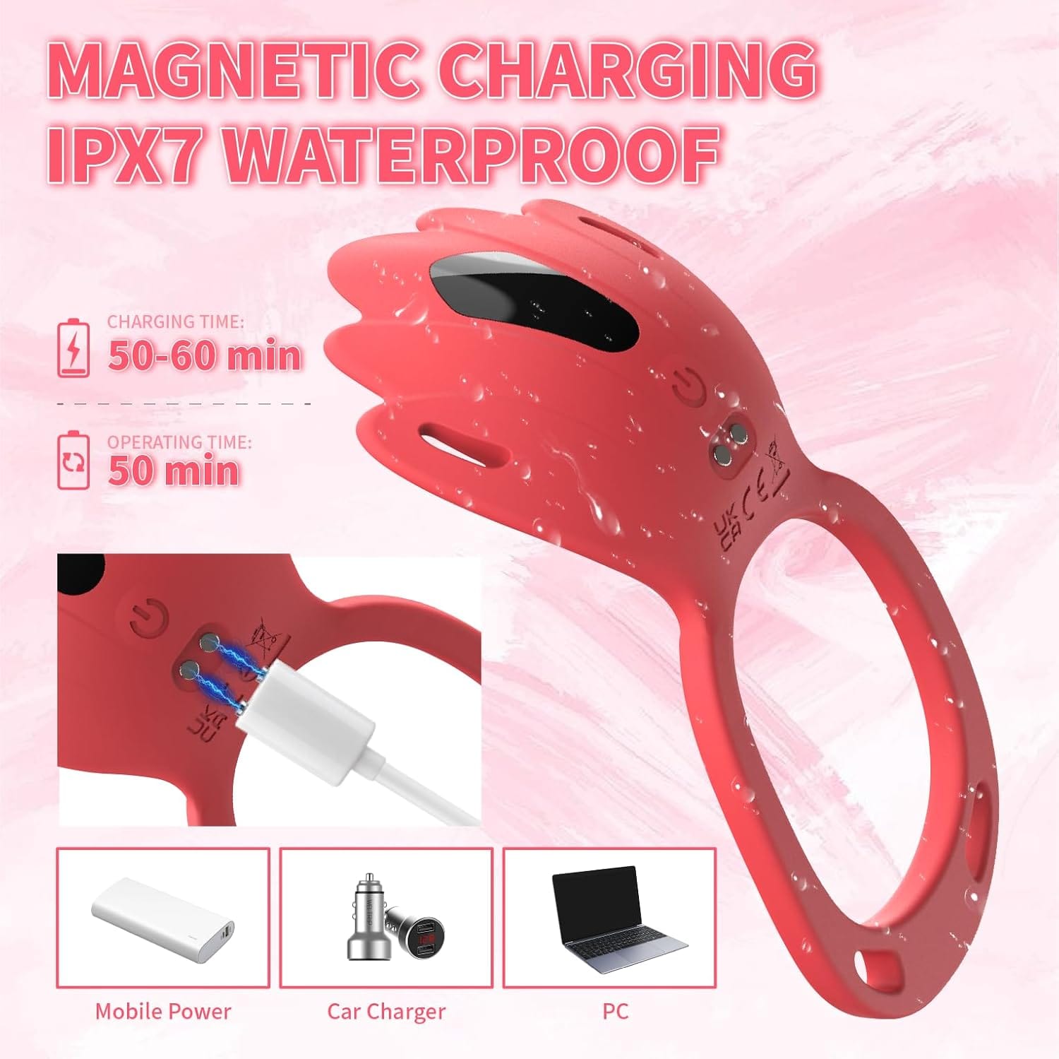 Wearable Panty Vibrator Vibrating Penis Ring Clitoral Stimulator with 9 Vibration Modes - Lurevibe