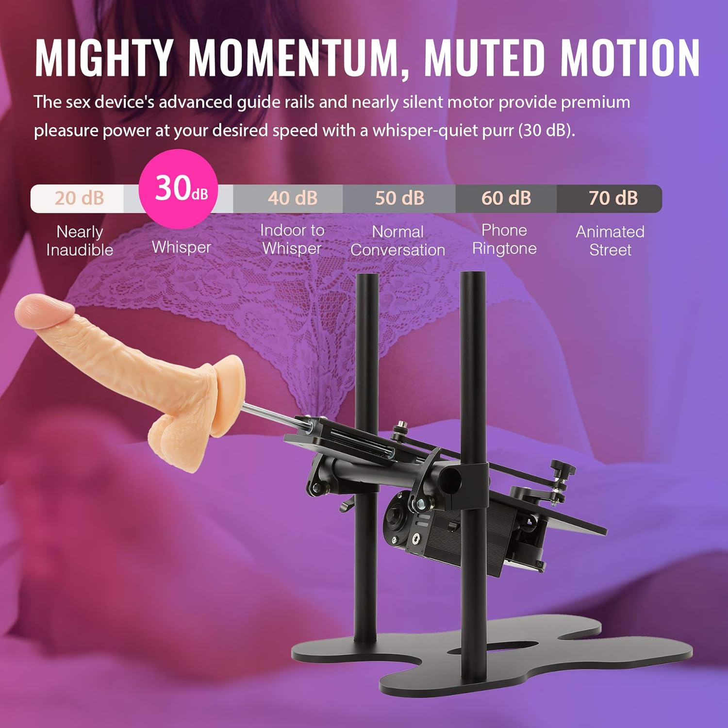 Automatic Sex Machine Gun Realistic Dildo 120W Powerful 360° Adjustable with 1 Remote Control - Lurevibe