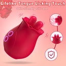Lurevibe - Rose Romeo - Double Tongue Lick Shaker clitoral nipple orgasmic sex toy - Lurevibe