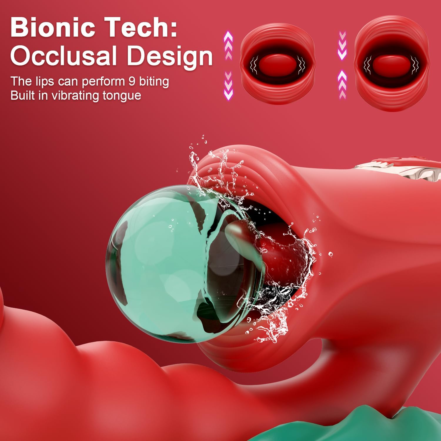 5-in-1 Rose Muncher G Spot Realistic Dildo Vibrator APP control for Women Sex Toys - Lurevibe