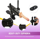 Automatic Sex Machine Gun Realistic Dildo 120W Powerful 360° Adjustable with 1 Remote Control - Lurevibe