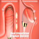 Mushroom 2 Pro Clit Nipple Vibration G Spot Thrusting Vibrator - Lurevibe