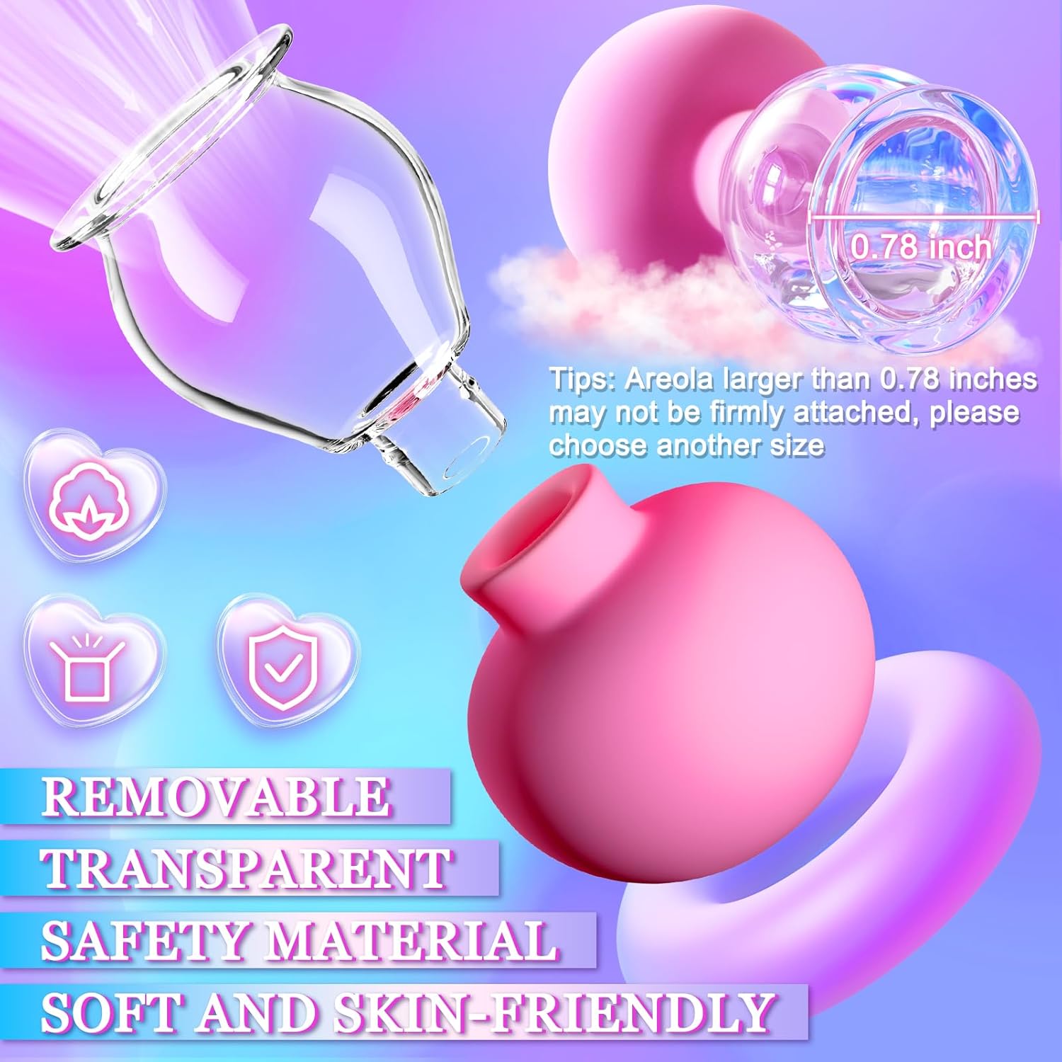 BDSM Manual Suction Nipple Stimulator (1 Pair) - Lurevibe