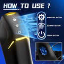 Auto 5 Sucking 10 Vibrating Male Masturbator Sex Toy - Lurevibe