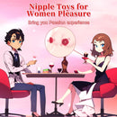 Rose Nipple Clamps Vibrator Sex Toys Remote Control Sex Toy - Lurevibe