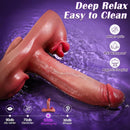Cushion Style Realistic Dildo Thrusting Heating Sex Machine - Lurevibe