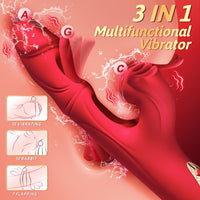 Angel 10 Tapping 7 Flapping Rabbit G Spot Vibrator - Lurevibe