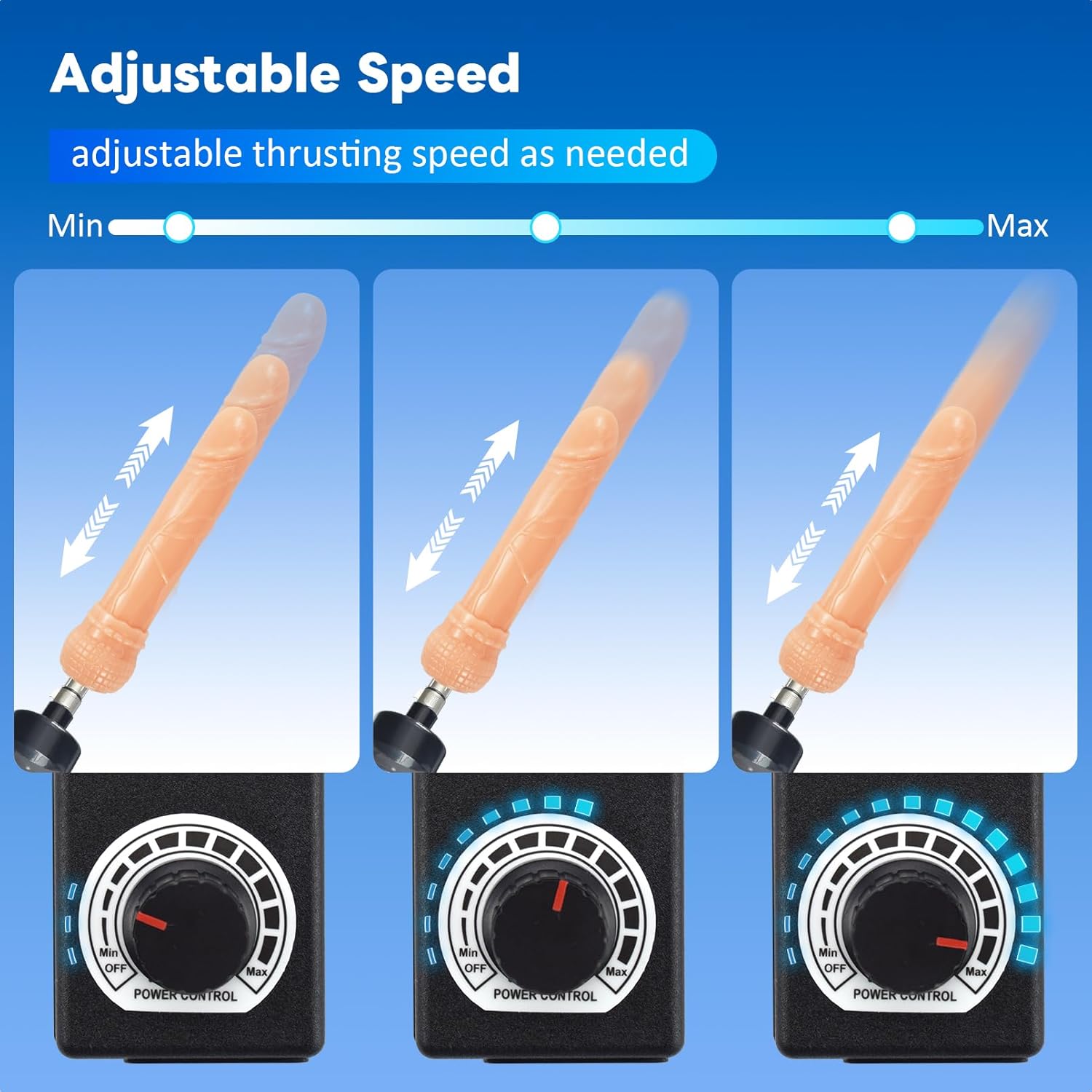 Automatic Sex Machine with 3.8inch Suction Cup Adapter and Dildo Attachments - Lurevibe