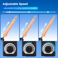 Automatic Sex Machine with 3.8inch Suction Cup Adapter and Dildo Attachments - Lurevibe