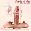Sit and Ride Thrusting G Spot Clit Dildo