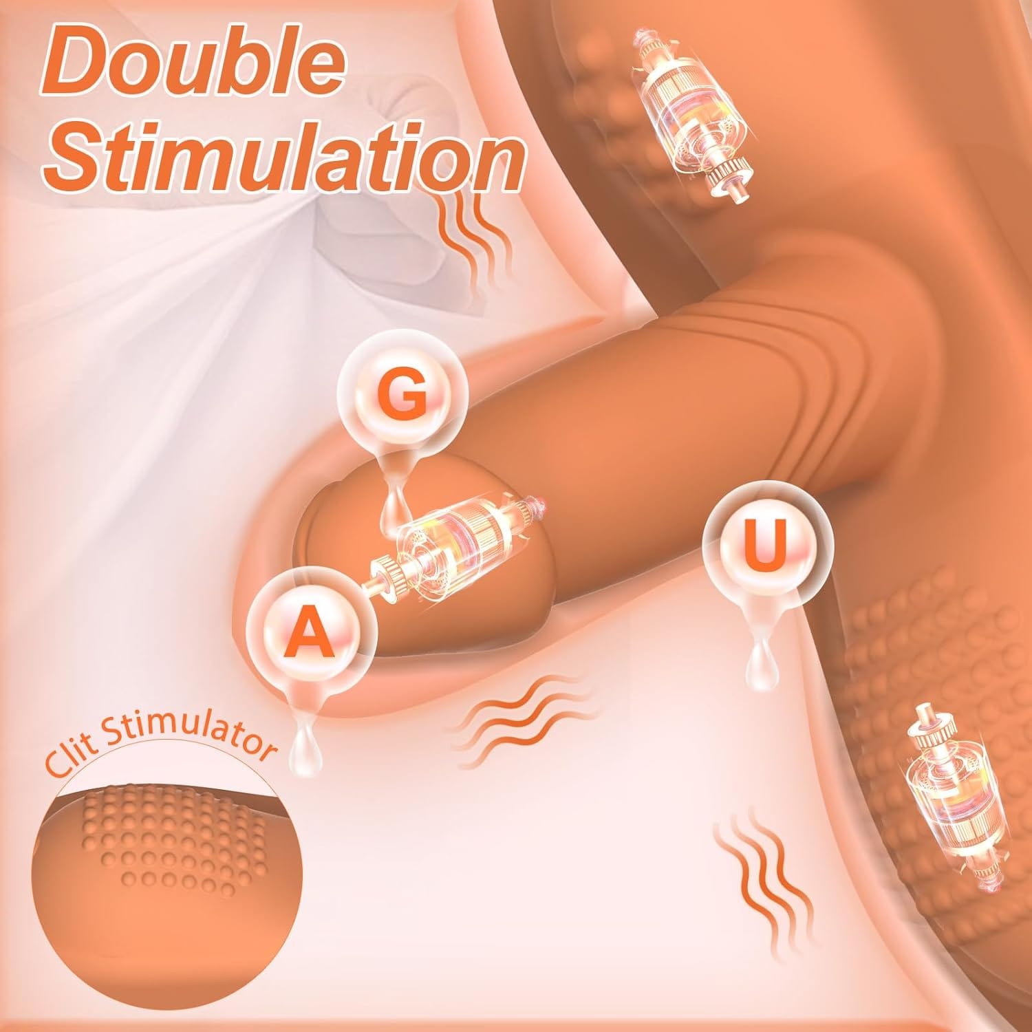 Ride-on Vibrating Clit Anal G Spot Stimulation Dildo Sex Machine - Lurevibe