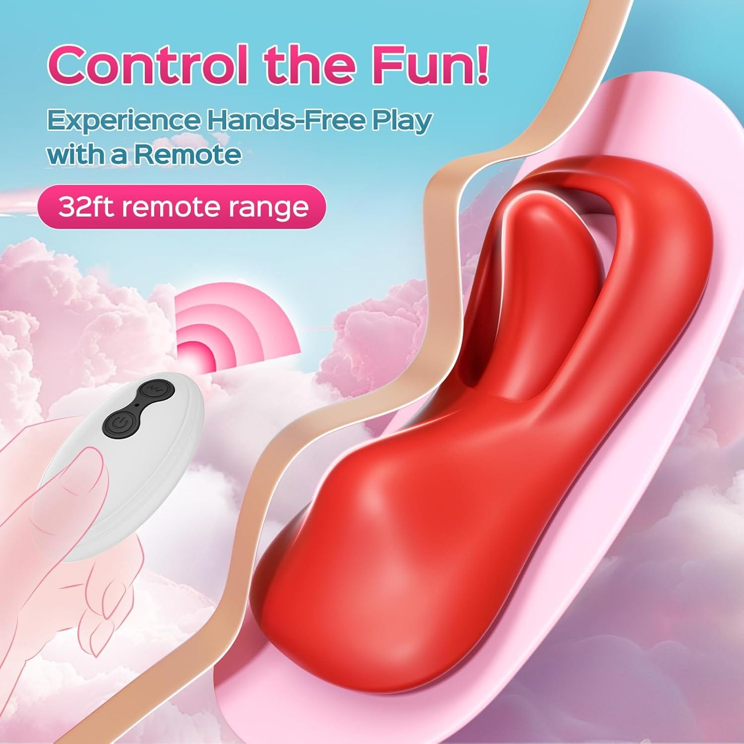Tongue Wearable Clitoral Stimulation Vibrator with Remote & APP Control - Lurevibe