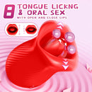 Omysky Rose Muncher - Mouth Biting Tongue Licker Clitoral Vibrator - Lurevibe