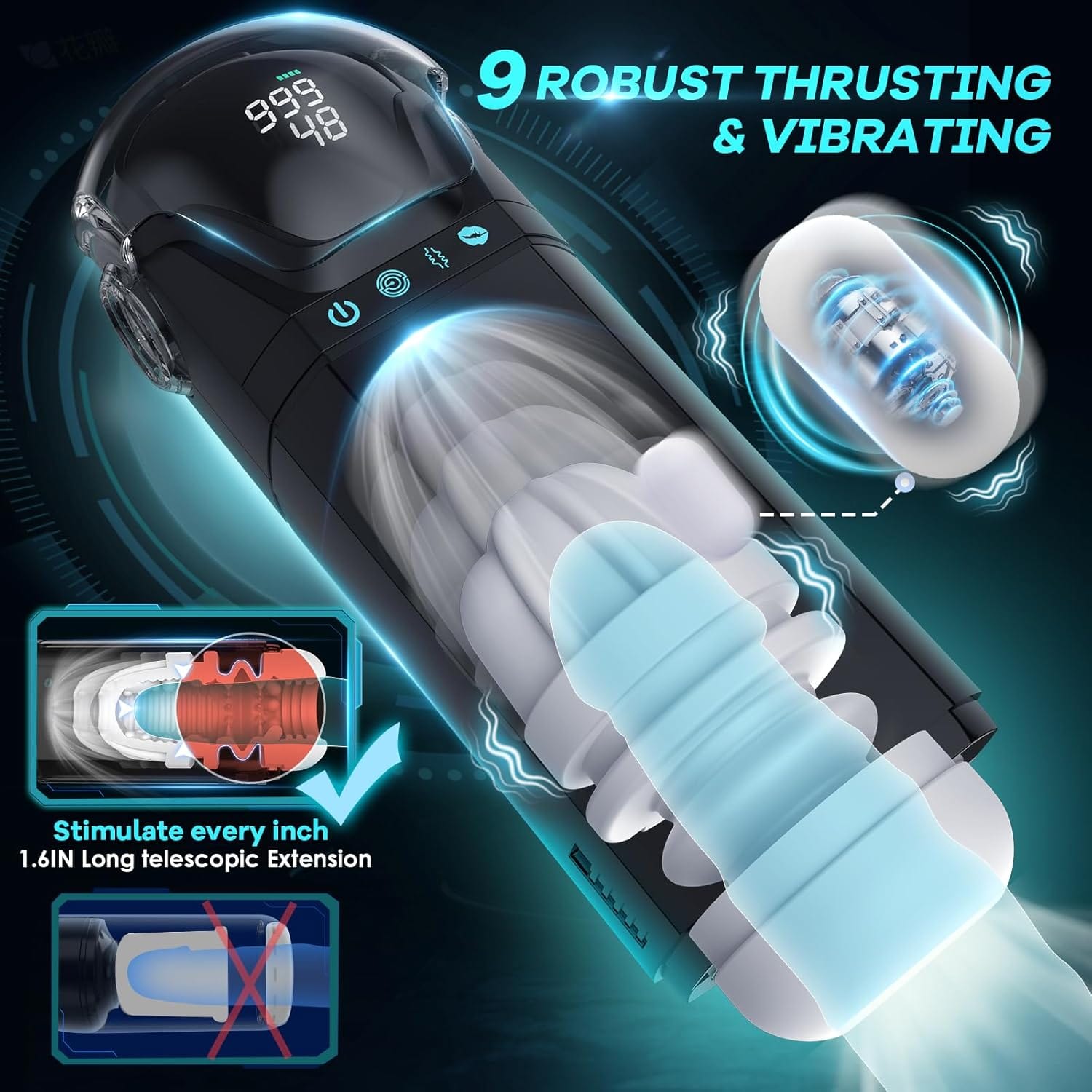 Armor 3 In 1 Auto Suction Thrusting Vibration Male Storker