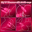 Big Mouth 5 In 1 Mouth Suction Clitoris Thrusting G-spot Vibrator - Lurevibe