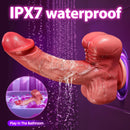 5 In 1 Realistic Muscular Thrusting Rotation Dildo Wireless Control Vibrators With Suction Cup - Lurevibe
