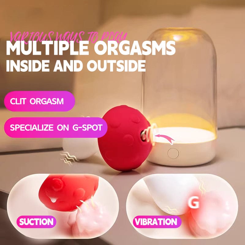 Mushroom Clitoral Sucking Stimulation Vibrator With Luminous Dust Cover - Lurevibe