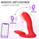 Remote Control Silicone Vibrator 10 Vibration Heating Prostate Massager - Lurevibe
