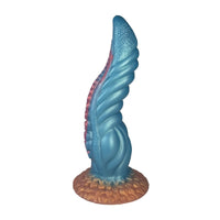 Ocean Blue Octopus Tentacle Silicone Anal Dilator Fantasy Dildo - Lurevibe