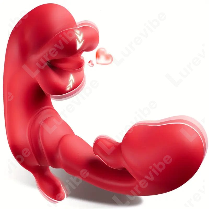 Rose Muncher Biting Mouth Wearable G Spot Vibrator
