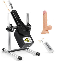 Silent sex machine 70W powerful 7cm adjustable premium thrust dildo machine 3 attachments - Lurevibe