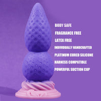 AIMITEX Strawberry Butt Plug Silicone Anal Sex Toy - Lurevibe