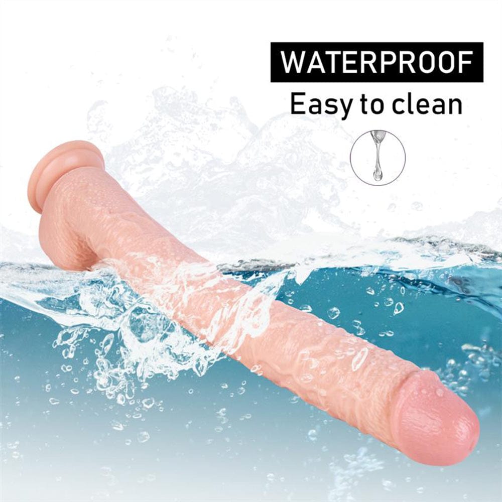 16.93 Inch Strap On Huge PVC Dildo - Lurevibe