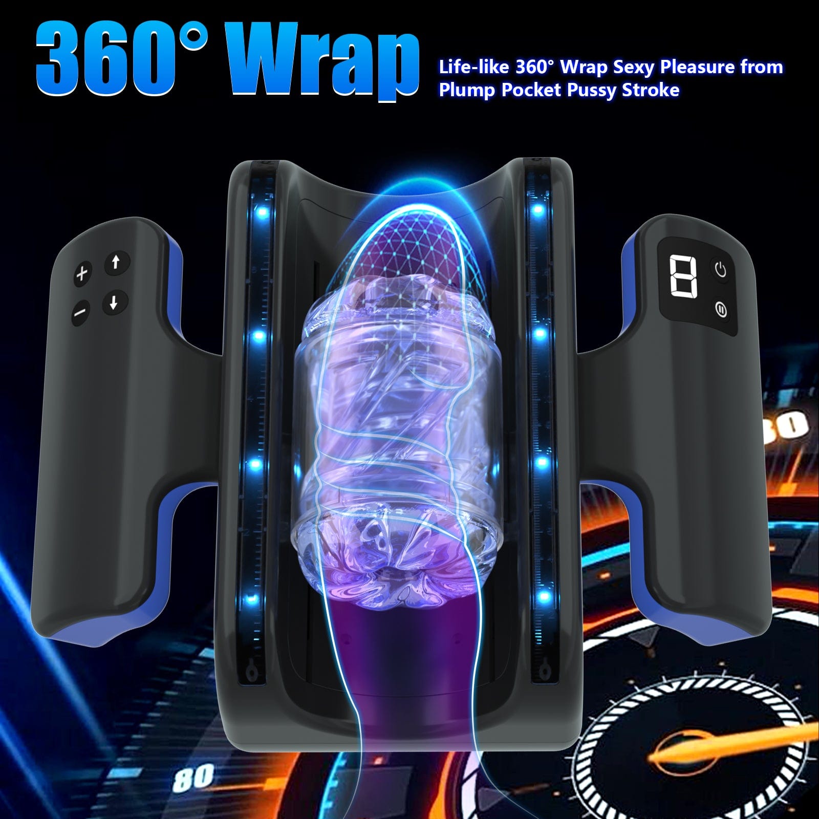 Cannon King Scaled-down Version Thrusting Masturbation Cup - Lurevibe