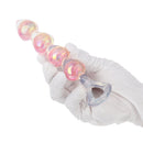 Iridescent Aurora Heart-Shaped Anal Bead Plug - Lurevibe
